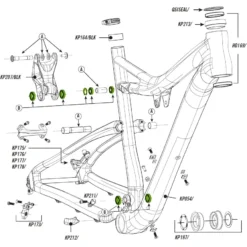 Cannondale KP209/ Pivot Bearing Kit For Scalpel29 Carbon