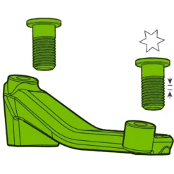 Cannondale KP175/X Si12 Postmount160 Adapter