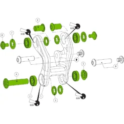 Cannondale KP168/ Link Hardware Kit For Scalpel80