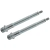 DMR Vault Pedal Axles 9/16"- 1 Pair - Silver