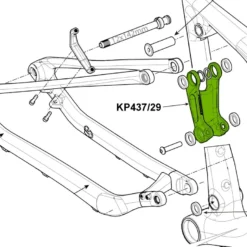 Cannondale KP437/29 Carbon Shock Link Kit For Scalpel-Si 29er