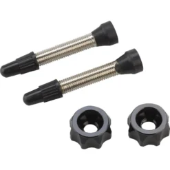 Problem-solvers Problem Solvers Super P-Nut Tubeless Valve Kit (1 Pair) - Black