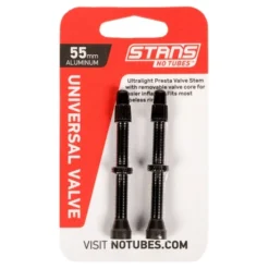 Stan's NoTubes Universal Tubeless Valves - 55mm (1 Pair) - Black -Kind Shock Verkoop 276500 02 d 554022