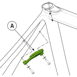 Cannondale CK1168U10OS Adjustable Fender Bridge For Synapse Carbon MY18 -Kind Shock Verkoop 283911 00 d 573391