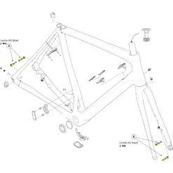 Cannondale K11018 Road Fender Mount Hardware For Synapse Carbon MY18