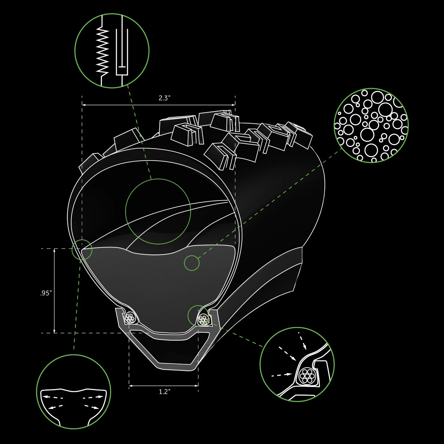 CushCore XC Suspension System Tire Insert - Incl. Valves - Set (Pair) 6 CushCore XC Suspension System Tire Insert - Incl. Valves - Set (Pair) - Afbeelding 6