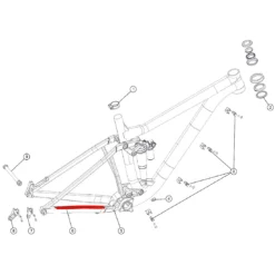 BMC Chainstay Protector For Trailfox 02 / 03 (MY 2018) - 301186 - Black