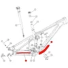 BMC Chainstay/Downtube Protection For Speedfox & Agonist As From 2018 - 301199