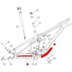 BMC Chainstay/Downtube Protection For Speedfox & Agonist As From 2018 - 301199