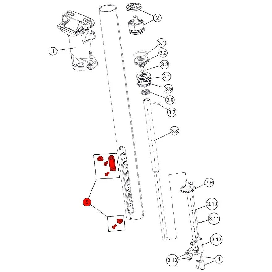 BMC End Stop Kit For Trailsync Seatpost - 301222 2 BMC End Stop Kit For Trailsync Seatpost - 301222 - Afbeelding 2