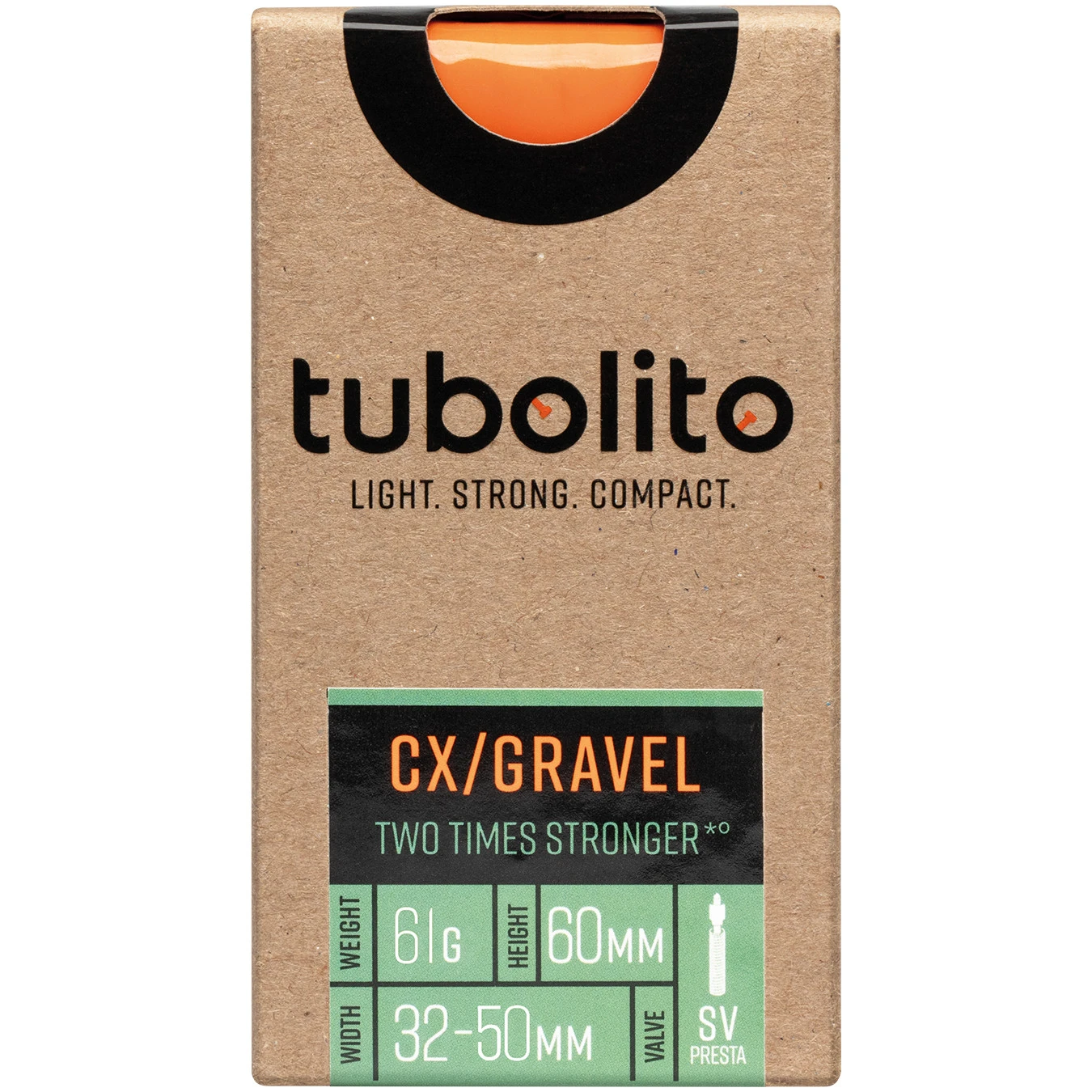 Tubolito Tubo CX/Gravel-All 700C Slang - Zwart - Presta Ventiel 1 Tubolito Tubo CX/Gravel-All 700C Slang - Zwart - Presta Ventiel