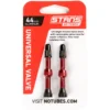 Stan's NoTubes Universal Tubeless Valves - 44mm (1 Pair) - Red