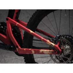 DYEDBRO Frame Protection Kit BLEACH DYE CLEAR - Matte -Kind Shock Verkoop dyedbro bleach dye chainstays 1223914