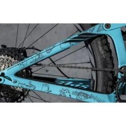 DYEDBRO Frame Protection Kit Cats - Black -Kind Shock Verkoop dyedbro frame protection kit cats black4 1004952