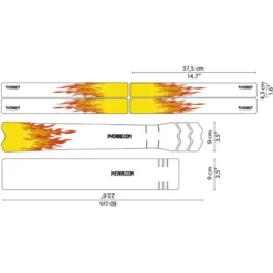 DYEDBRO Beschermfolie Voor Het Frame - Flames
