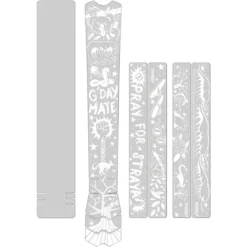 DYEDBRO Beschermfolie Voor Het Frame - Pray For Straya - White Matte