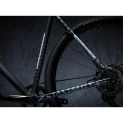 DYEDBRO Old School Tattoo Gravel Beschermfolie Voor Het Frame - White Matte -Kind Shock Verkoop dyedbro old school tattoo gravel frame protection kit white matte 3 1494174