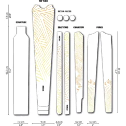 DYEDBRO Stay Free Gravel Beschermfolie Voor Het Frame - Color Matte