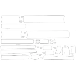 Yeti Cycles Frame Protector Sheet For Gen2 SB130/140/150/165 (2020) - Matt