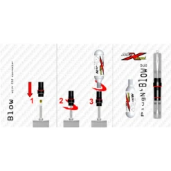 MaXalami PlugN'Blow DUO Repair Tool For Tubeless Tires With CO2 Connector -Kind Shock Verkoop maxalami plugnblow duo tubeless reparatur werkzeug mit co2 konnektor 6 956685