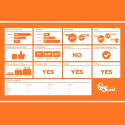 Orange-seal ORANGE SEAL Regular Tubeless Sealant + Injection System - 4oz / 118ml -Kind Shock Verkoop os infographic 853510