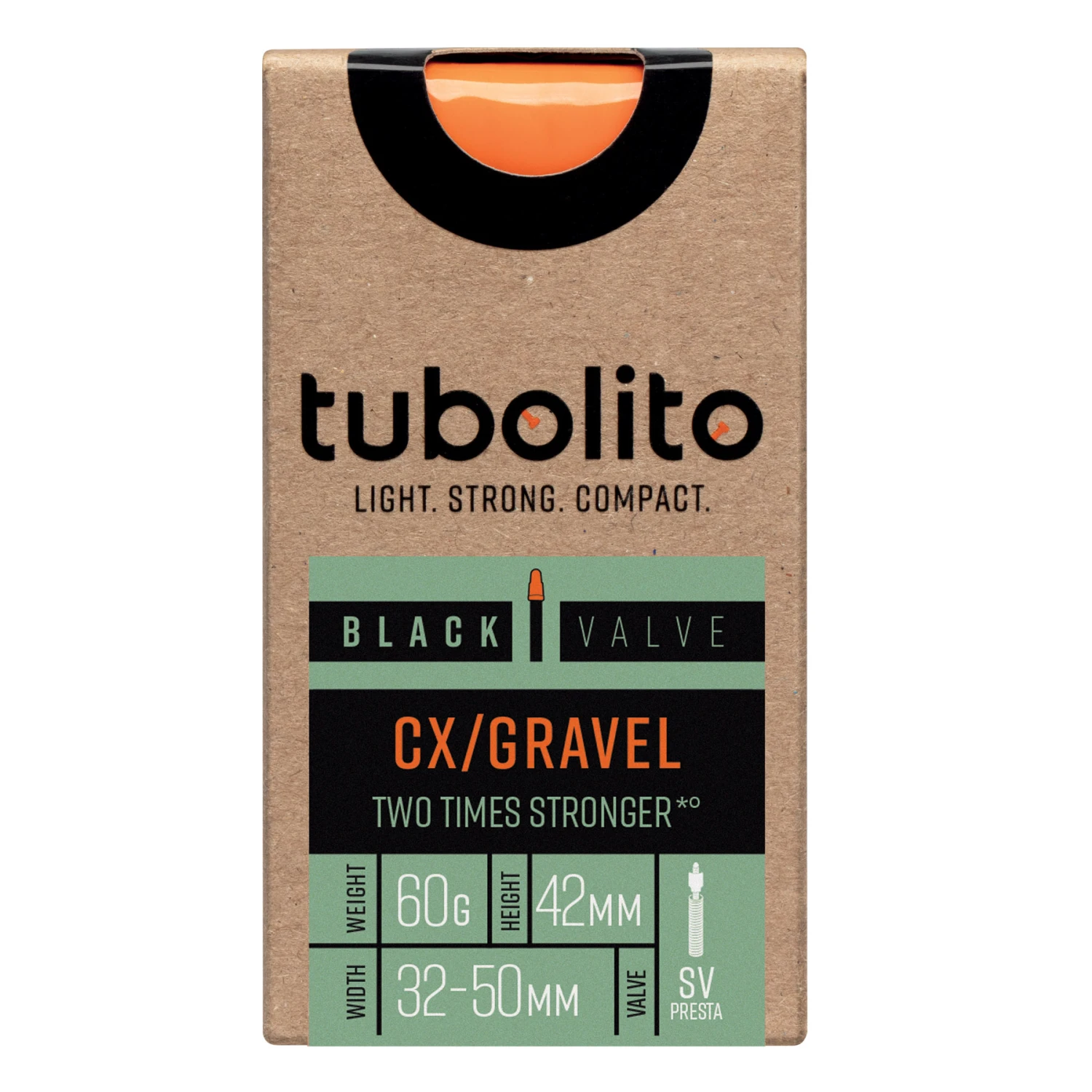 Tubolito Tubo CX/Gravel-All 700C Slang - Zwart - Presta Ventiel 3 Tubolito Tubo CX/Gravel-All 700C Slang - Zwart - Presta Ventiel - Afbeelding 3
