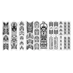 Unleazhed Frame Unscratch Bp01-F Frame Protection Tape - Dawei Black Glossy