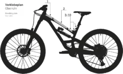 Unleazhed Frame Unscratch Bp01-F Frame Protection Tape - Dawei Black Glossy -Kind Shock Verkoop unleazhed bp01 empire f 1022115 3